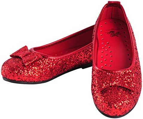 הקוסם של הילד של רובי מעוז דורותי דלוקס נעלי תלבושת נצנצים אדומים, גדולים