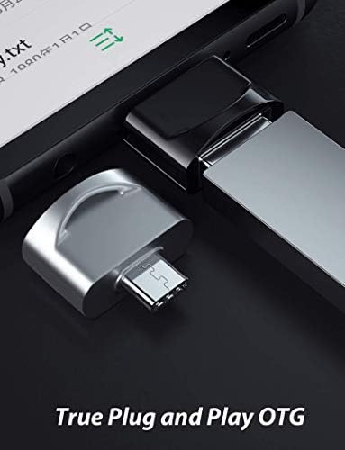 Tek Styz USB C נקבה ל- USB מתאם גברים תואם ל- Sony Xperia XZ3 שלך עבור OTG עם מטען Type-C. השתמש במכשירי