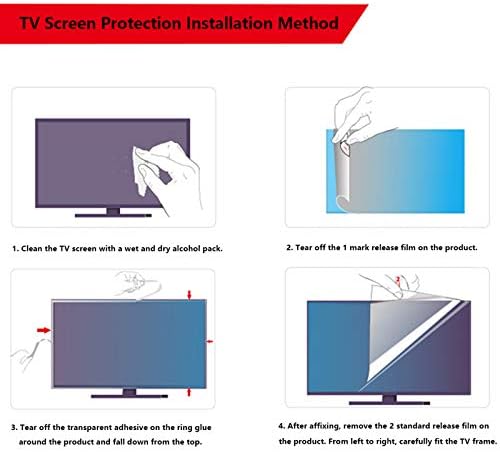 קלוניס אנטי כחול אור טלוויזיה מסך מגן עבור 32-65 סנטימטרים טלוויזיה, אנטי בוהק תצוגת מגן סרט, להקל על מחשב