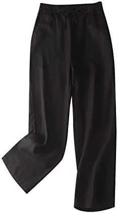 מכנסיים חמים לנשים מכנסי נשים מזדמנים מכנסיים מותניים גבוהים מכנסי רגל רחבים מתאימים לעבודה רופפת