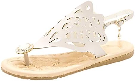 שקופית Waberce על נעלי עקבים בוהמייה נשק נעליים רומיות מזדמנים נשי פרל הולו חוף סנדלים H סנדלים לנשים