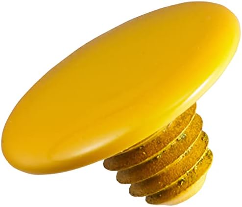 CAM-IN CAM9065 כפתור תריס רך, כפתור שחרור, מיני, משטח קמור), צהוב