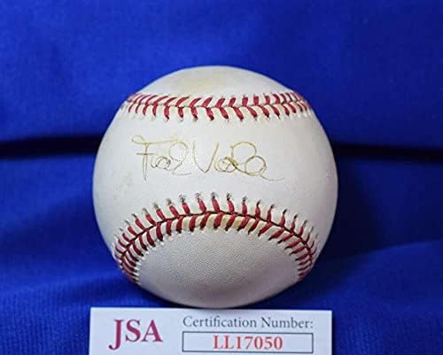 פרנק ויולה JSA COA חתימה ליגה אמריקאית ליגה אמריקאית OAL חתמה על בייסבול