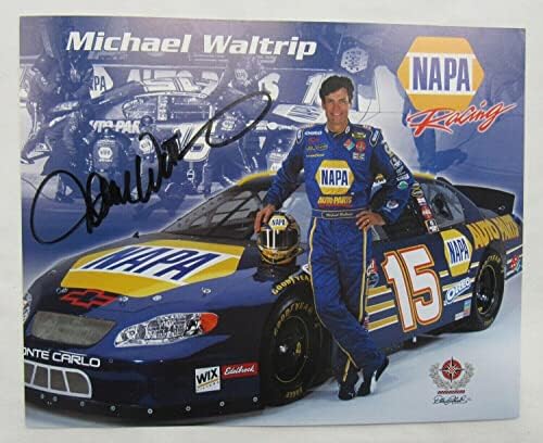 מייקל וולטריפ חתום על חתימה אוטומטית 8x10 צילום - תמונות NASCAR עם חתימה