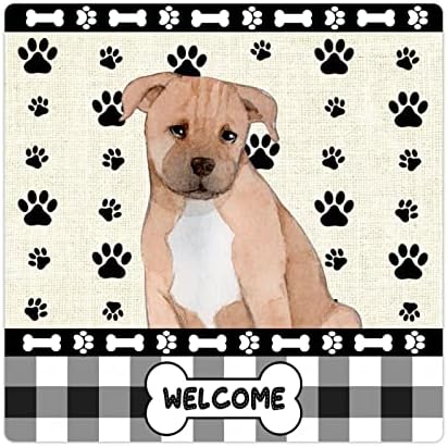 בוקסר בברכה מתכת סימן גור כפת ציור מותאם אישית כלב גזעי חיות מחמד כלב בעלי מתנה מתכת סימן מבורך