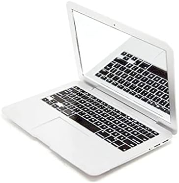 1 יחידות מחשב נייד בצורת איפור מראה, מיני כיס מראה, נייד קומפקטי איפור מראה, קוסמטי יופי כלי לשימוש