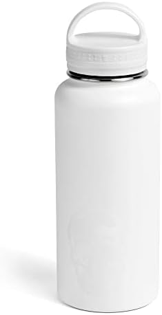 בקבוק מים מבודד של ג ' ימריפרים - נירוסטה 32 עוז, 3 מכסים, בידוד ואקום בעל דופן כפולה, ספל תרמו חם קר-גימור