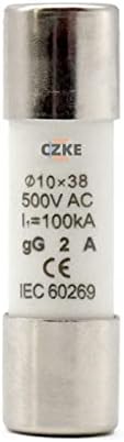 PCGV 20 PCS RO15 AC 500V מכה מהירה קרמיקה נתיך קישור RT18-32 10x38 GG גזרת 2A 4A 6A 8A 10A 16A 20A 25A 32A