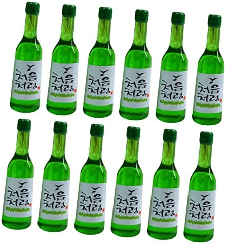 טוינדונה 12 יחידות סימולציה בקבוק יין עיצוב בית עיצוב זעיר בקבוק יין זעיר כלי בקבוק מיניאטורה ירוק