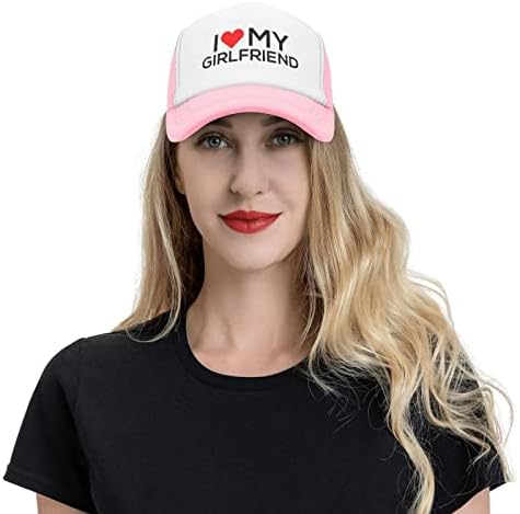 אני אוהב את החברה שלי נהג משאית כובע ספורט בייסבול כובע מזדמן היפ הופ יוניסקס פנאי מתכוונן גודל