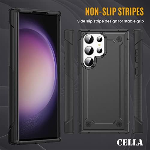 Cella עבור סמסונג גלקסי S23 Ultra Case S 23 סדרה הגנה מלאה כיסוי טלפוני דו-אחד-אחד וטלפונים עט עבים משוריין
