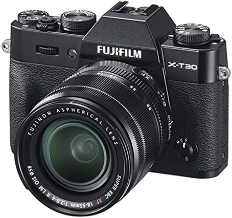 פוג ' יפילם אקס-טי 30 מצלמה דיגיטלית ללא מראה עם 18-55 מ מ ו2. 8-4. 0 ר מ אויס עדשה-שחור