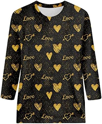 יום האהבה חולצות לנשים חג האהבה שמחה חולצות גרפי סוודרים מקרית חולצות סוודר