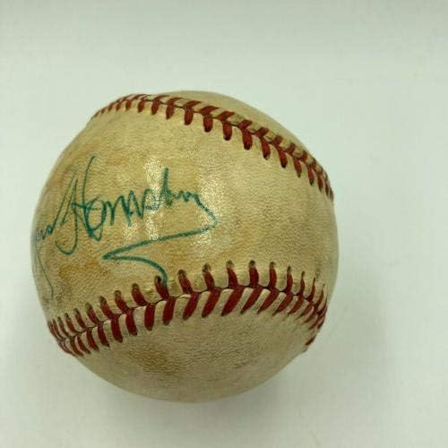 רוג'רס הורנסבי היפה חתם בייסבול בליגה האמריקאית של שנות הארבעים של המאה העשרים JSA COA - בייסבול