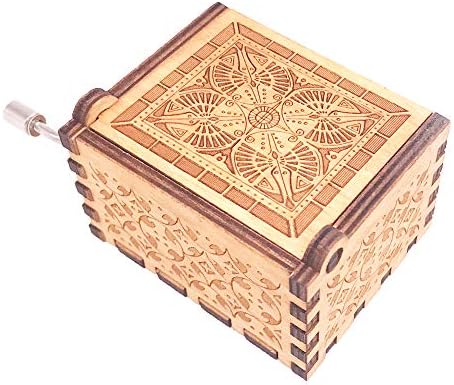 קופסת מוזיקה של Youtang 18 הערה קופסה מוסיקלית קופסא מוזיקלית מגולפת מתנות מוזיקליות, מנגן מעל