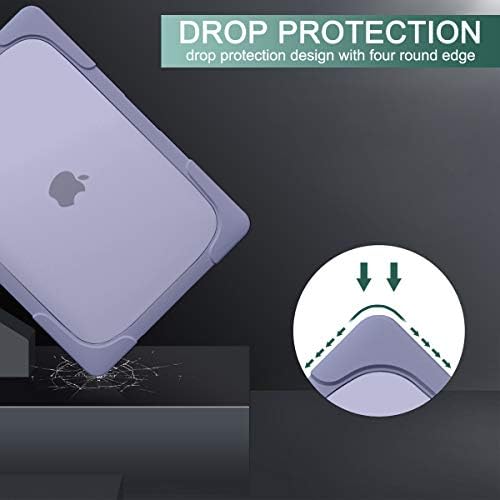 Dongke עבור MacBook Pro 13 אינץ 'מארז 2022 2021 2020 A2338 M2 M1 A2251 A2289, מעטפת כבד מחוספסת פלסטיק פלסטיק קשיח