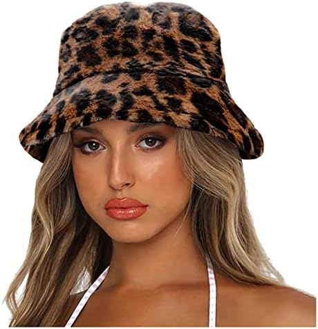 כובעי חורף של קימלווג לנשים כובעי נשים כובע חמים כובע דלי מטושטש לנשים פו פרווה כובעי חמים דלי נשים