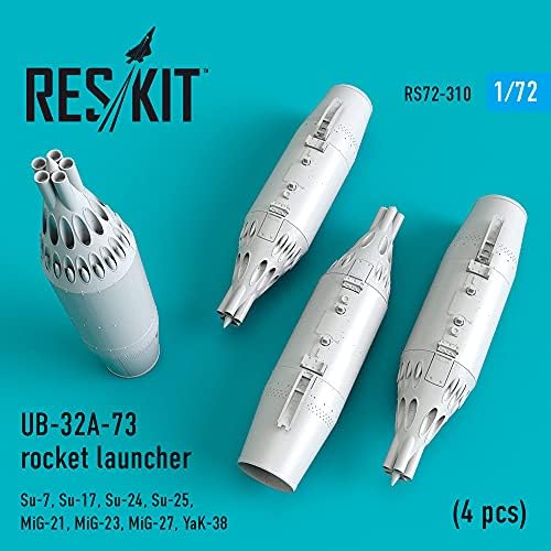 Reskit RS72-0310-1/72 UB-32A-73 משגר טילים לערכת דגם פלסטיק