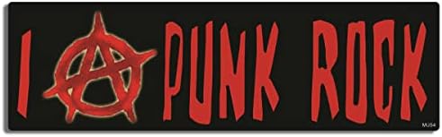 Gear Tatz - I Punk Rock - Punk Rock Fan- מדבקת פגוש - 3 x 10 אינץ ' - מיוצר באופן מקצועי בארצות הברית