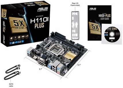 ASUS H110I-PLUS לוח אם מיני ITX DDR4 LGA 1151 H110I-PLUS