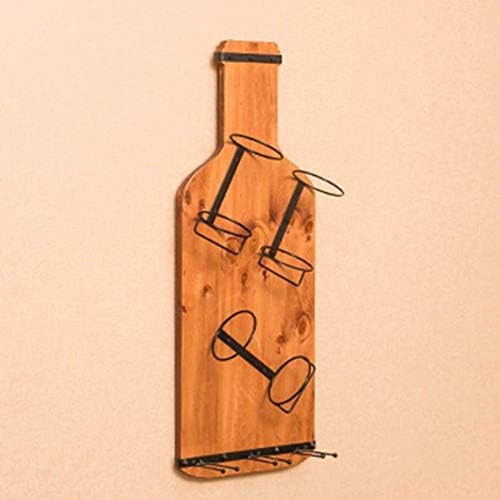 PIBM פשטות מסוגננת מדף קיר רכוב מדפי מתלה צף מדפים עץ מלא מתלה יין סלון גביע מסעדה פשוטה, עץ,