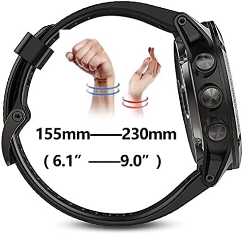 רצועת צמיד של Eksil עבור Garmin Fenix ​​5 5x Plus 6 6xpro Strap לגישה S60/ירידה MK1 צמיד אביזרי שחרור מהיר