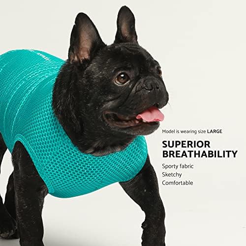 Fitwarm 2 חבילה אפוד קירור כלבים יבש מהיר, בגדי כלבי קיץ אתלטיים לכלבים קטנים, חולצת חיית מחמד