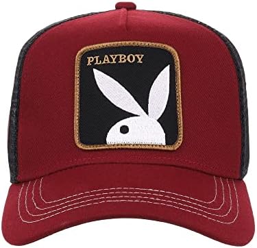 פלייבוי שנה של ארנב נהג משאית נהג משאית מתכוונן סנאפבק כובע מאר חום