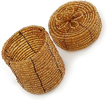 אבלאיה טבעת / תליון / עגילי דבש זהב זכוכית חרוז בעבודת יד תיבה