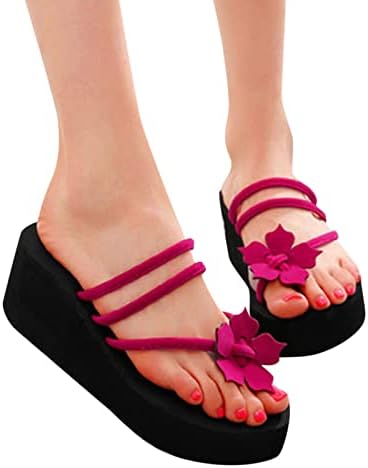 טריז סנדלי נשים עם קשת תמיכה טריז נעליים גבוהה מוגבר פלטפורמת סנדלי כפכפים נוחות מתגנדר קיץ