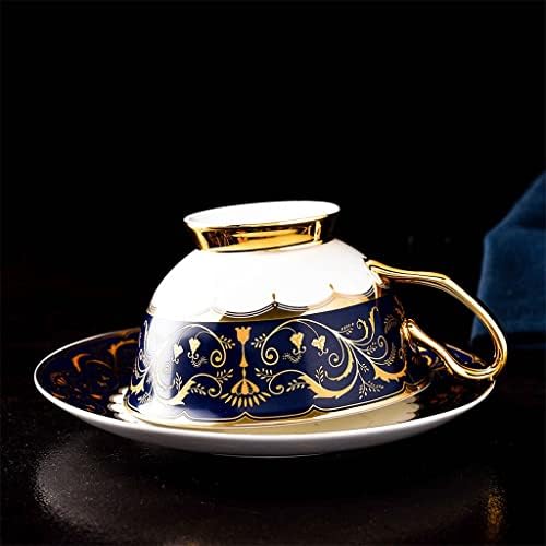 Quesheng European 15 יח 'עצם עיצוב סין סט תה קרמיקה חרסיקה סיר תה כוס ותה אחר הצהריים של צלוחית עם עיצוב