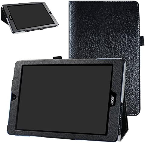 Bige ל- Acer Chromebook Tab 10 מארז, עור PU Folio 2 קיפול עמדת עמד