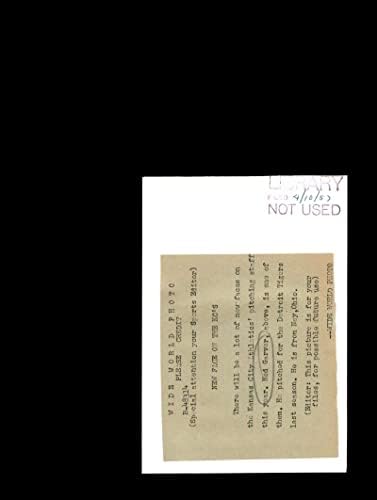 Ned Garver 1957 חתום חתימה תילית מקורית חתימה 5x7 פילדלפיה א '