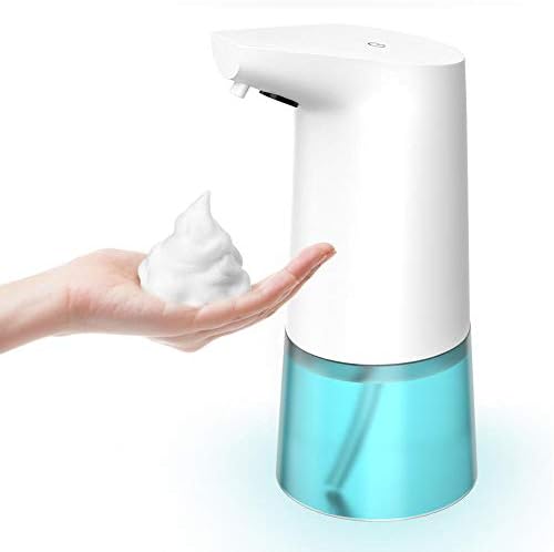 מתקן סבון קצף אוטומטי מקציף ללא מגע 350 מל חיישן תנועה אינפרא אדום משאבת סבון ללא ידיים למטבח אמבטיה