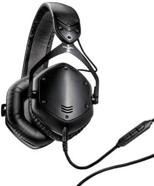 V-Moda Crossfade LP2 ווקאלי במהדורה מוגבלת של אוזניות מתכתיות מבדילות רעש-שחור מט