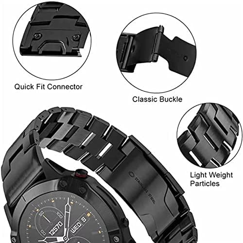 רצועת שעון צמיד סגסוגת טיטניום החדשה ביותר עבור צמיד פניקס 6 22 26 ממ עבור גרמין פניקס 6 6 פרו 5 5