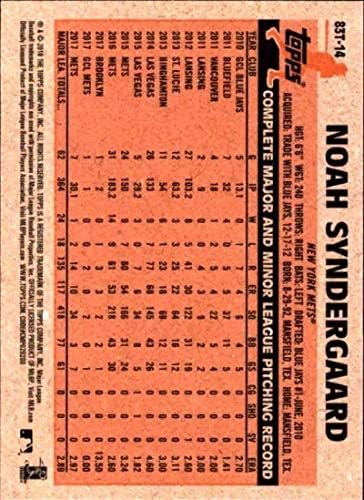 2018 Topps Chrome 1983 Topps Refractors 83T-14 Noah Syndergaard ניו יורק Mets כרטיס בייסבול