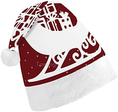 חג המולד סנטה כובע, חג המולד מתנה ב מזחלת חג המולד חג כובע למבוגרים, יוניסקס נוחות חג המולד כובעי