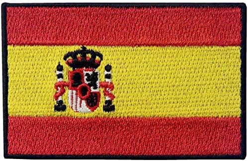 דגל אמבטאו ספרד טלאי רקום ברזל ספרדי על תפירה על הסמל הלאומי