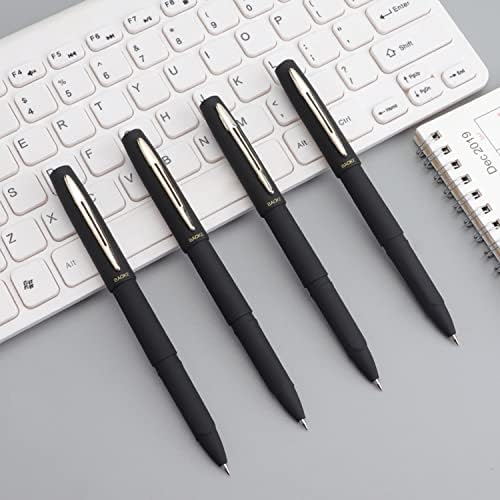 עטים של yivonka pensball gel jel dink עטים למשרד עטים לומדים, 0.5 ממ, שחור, 12 פאק