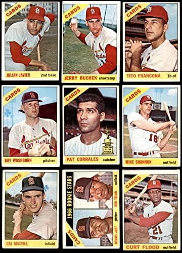 1966 Topps St. Louis Cardinals ליד צוות סט St. Louis Cardinals GD+ Cardinals