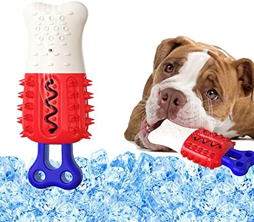 צעצועים לעיסת כלבים לעיסות אגרסיביות צורת קרח צורה גורים צעצועים בקיעת שיניים בלתי ניתנים להריסה