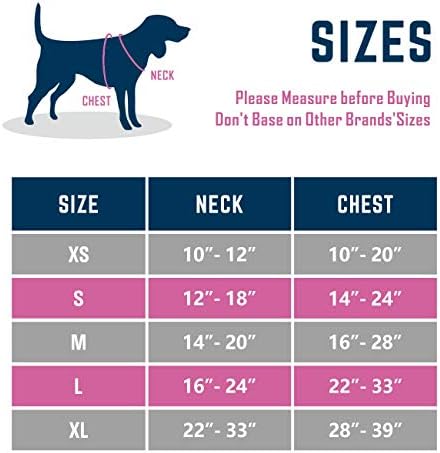PHOEPET 2019 משודרג ללא רתמת כלבים משיכה, אפוד מתכוונן רפלקטיבי, עם ידית אימונים + 2 ווים רצועות מתכת