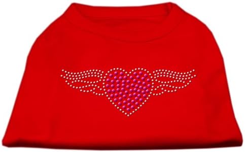 מוצרי חיות מחמד של מיראז 'חולצת ריינסטון טייס בגודל 16 אינץ' לחיות מחמד, X-LAGE, אדום