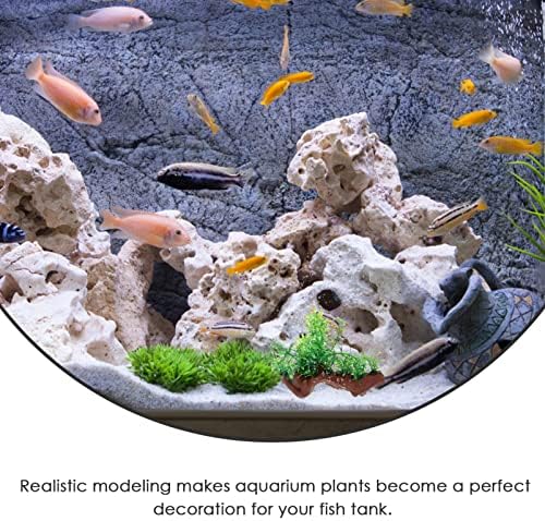 צמחים מלאכותיים 2 יחידות מלאכותי דגי טנק צמחים סימולציה צמחי מים חממה זוחלים צמחים עבור אקווריום דגי קערת