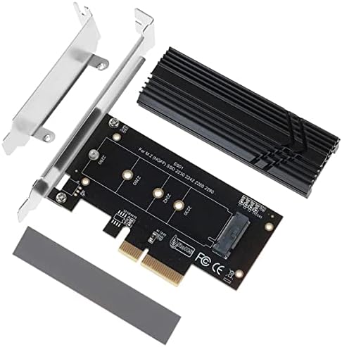 NVME M.2 מתאם PCIE SSD ל- PCI-E X4/X8/X16 כרטיס הרחבה של בקר, M.2 SSD PCIE מתאם כרטיס ממיר עם אלומיניום
