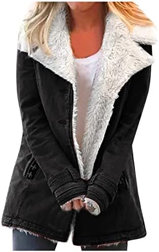 איאסו נשים בבאגי מעילי חם מעיל רופף הלבשה עליונה קצוץ להאריך ימים יותר בסיסי שאקט מעיל לרכוס סוודרים עם