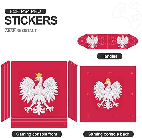 סמל לאומי פולין מדבקת מגן עור מדבקת דבק לפ. ס. 4 פרו/פ. ס. 4 בקר דק