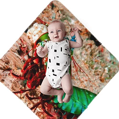 Waymay Mantis Shrimp שמיכה לתינוק מקבלת שמיכה עבור עגלת פעוטון לכיסוי יילוד של תינוקות