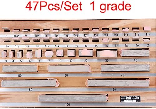 מד חסימת SMANNI 47 יחידות/הגדר 1 כיתה 0 כיתה חסימת חסימת מד מדידת מדידה בלוק כלי קליפר